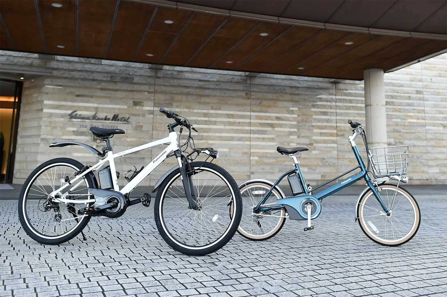 電動アシスト付自転車は2サイズ