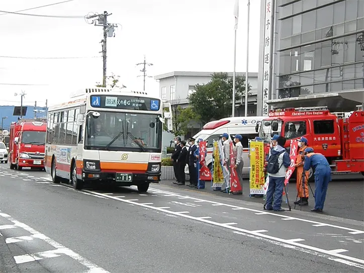 火災予防啓発活動の様子