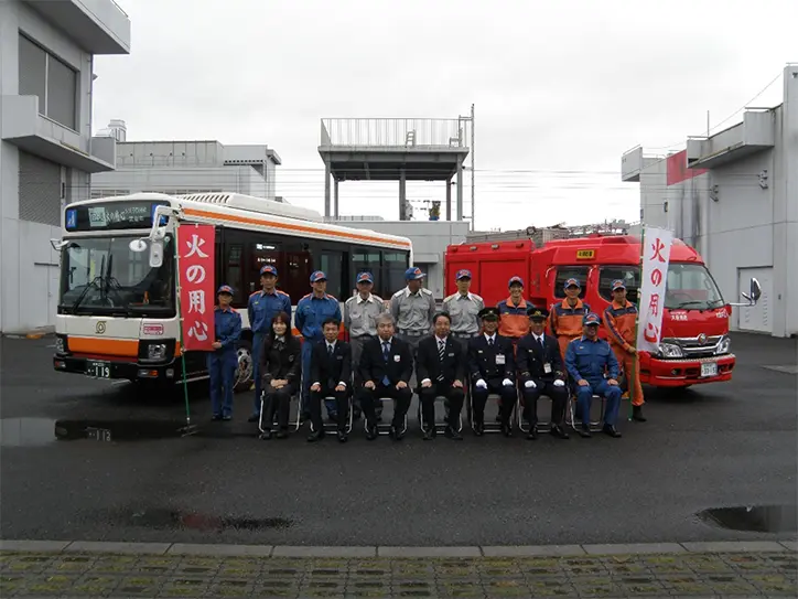 火災予防啓発活動の様子