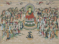 大経曼荼羅図（部分）浄国院蔵